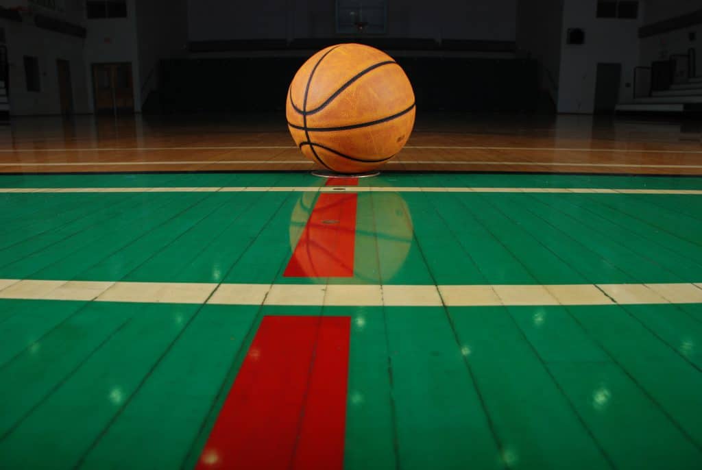 Sussex Floor restoration basketball court flooring