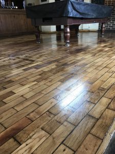 The Thatched Inn | Restored wooden floors