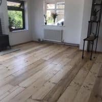 Dustless Wood Floor Sanding | Sanded floors in a home