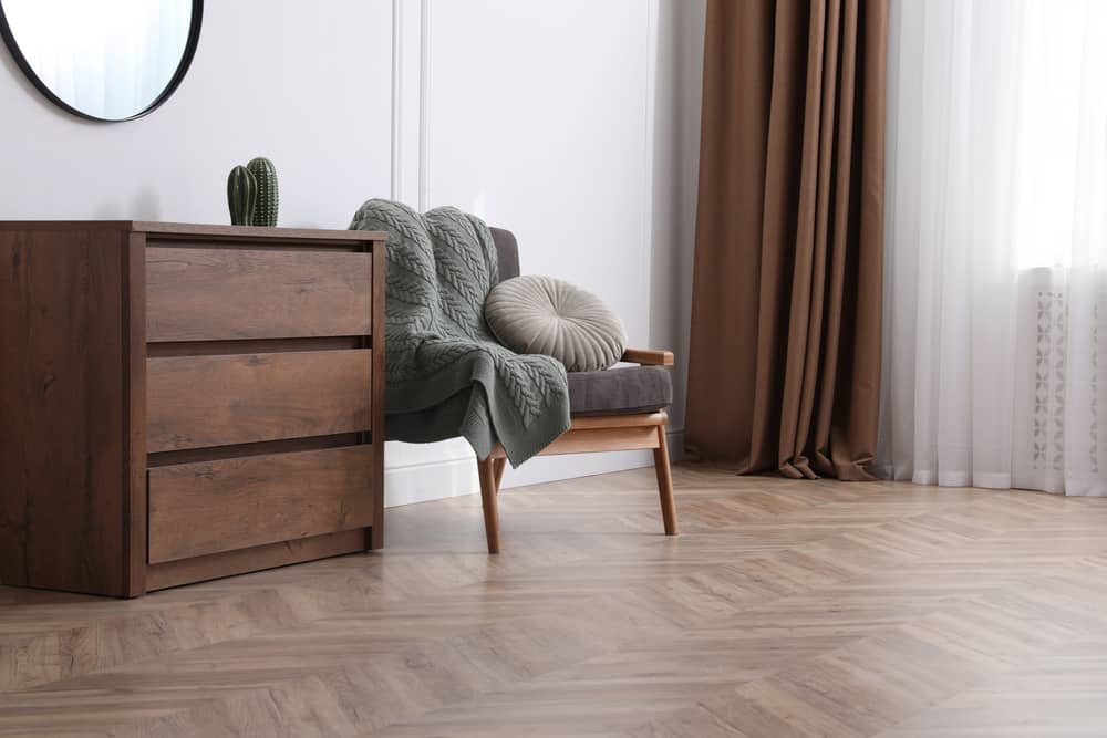 Restoring a Wooden Floor | Comfy chair on a wooden floor