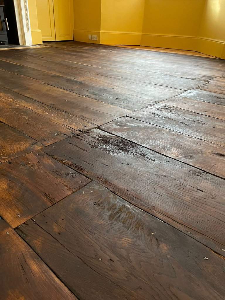 Repair a Hardwood Floor | dent in wooden flooring