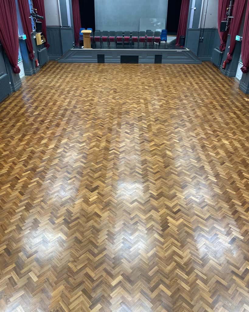 Parquet flooring restoration cost near me | commercial parquet floor