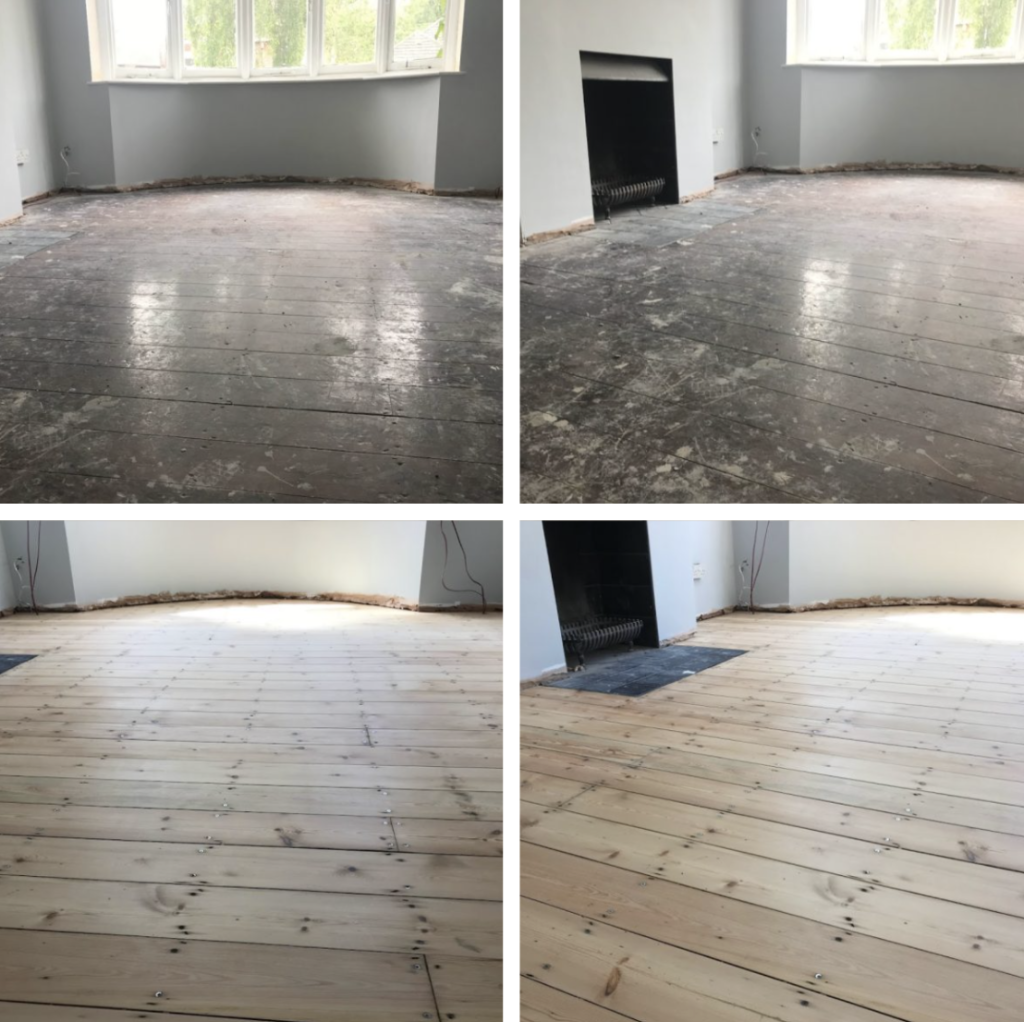 How to Sand Floorboards | Raw Finish Pine
