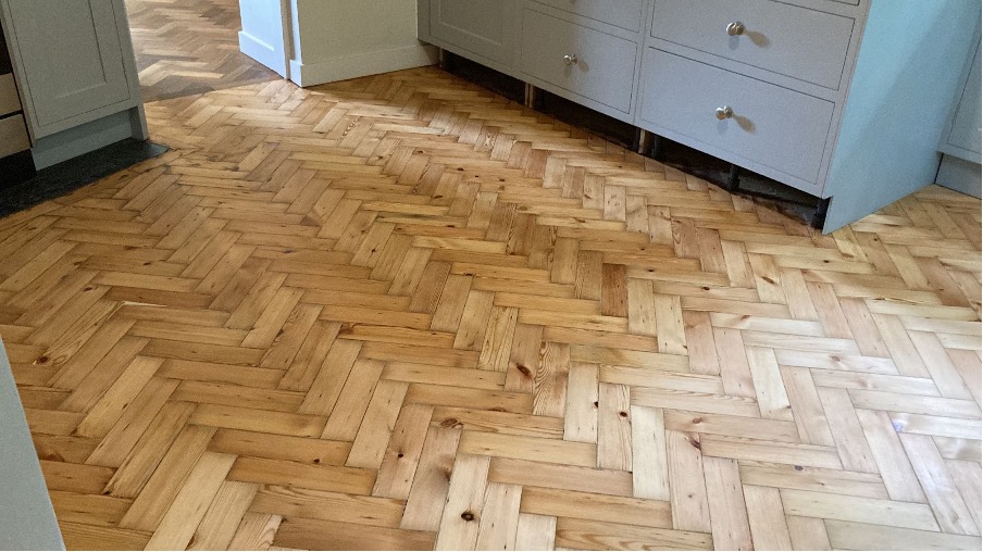 Sussex Flooring | parquet flooring restored in home