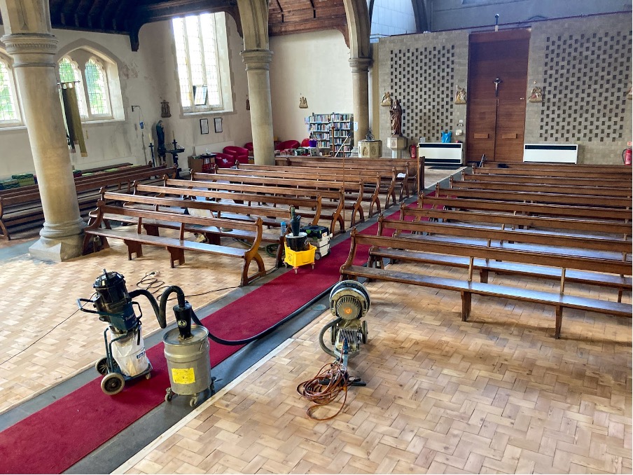 Floor Sanding in West Sussex | sanded a church hall