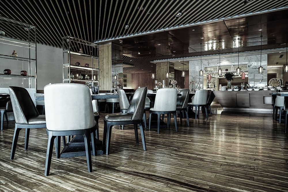 Commercial Flooring Sussex | wood floor in restaurant