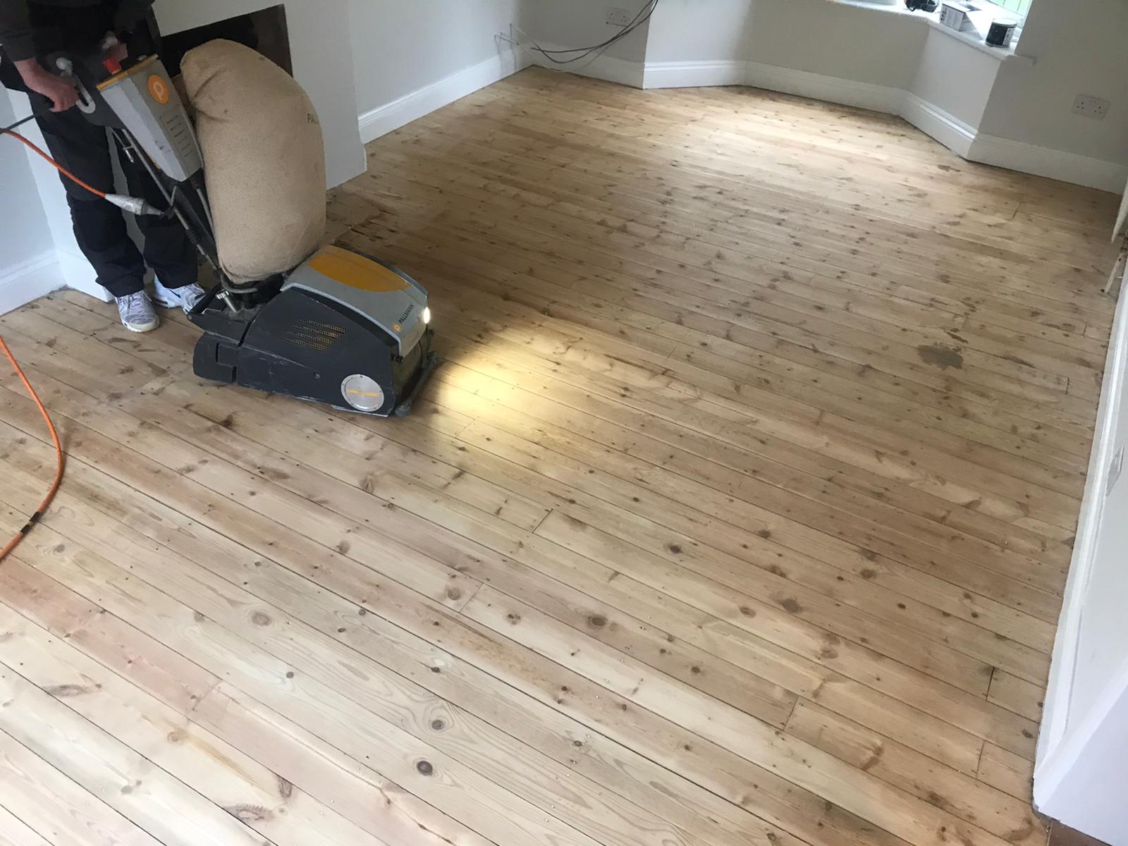 Dust-Free Floor Sanding | Sanding wooden floors in Staines