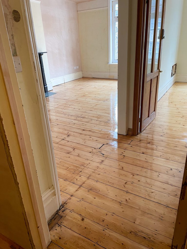 Wood Floor Restoration Sussex | restored floor in a home