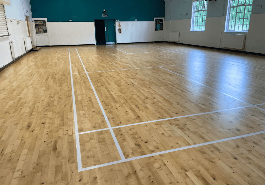 Sports Hall Flooring: Summer Sports Hall Refurbishment