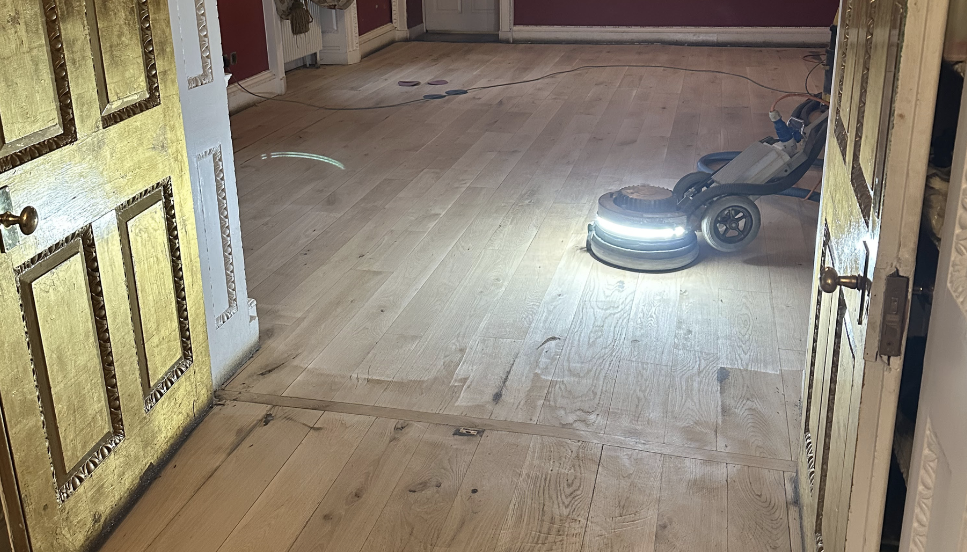 Wood Floor Scratch Repair - Sanding Wood Floors