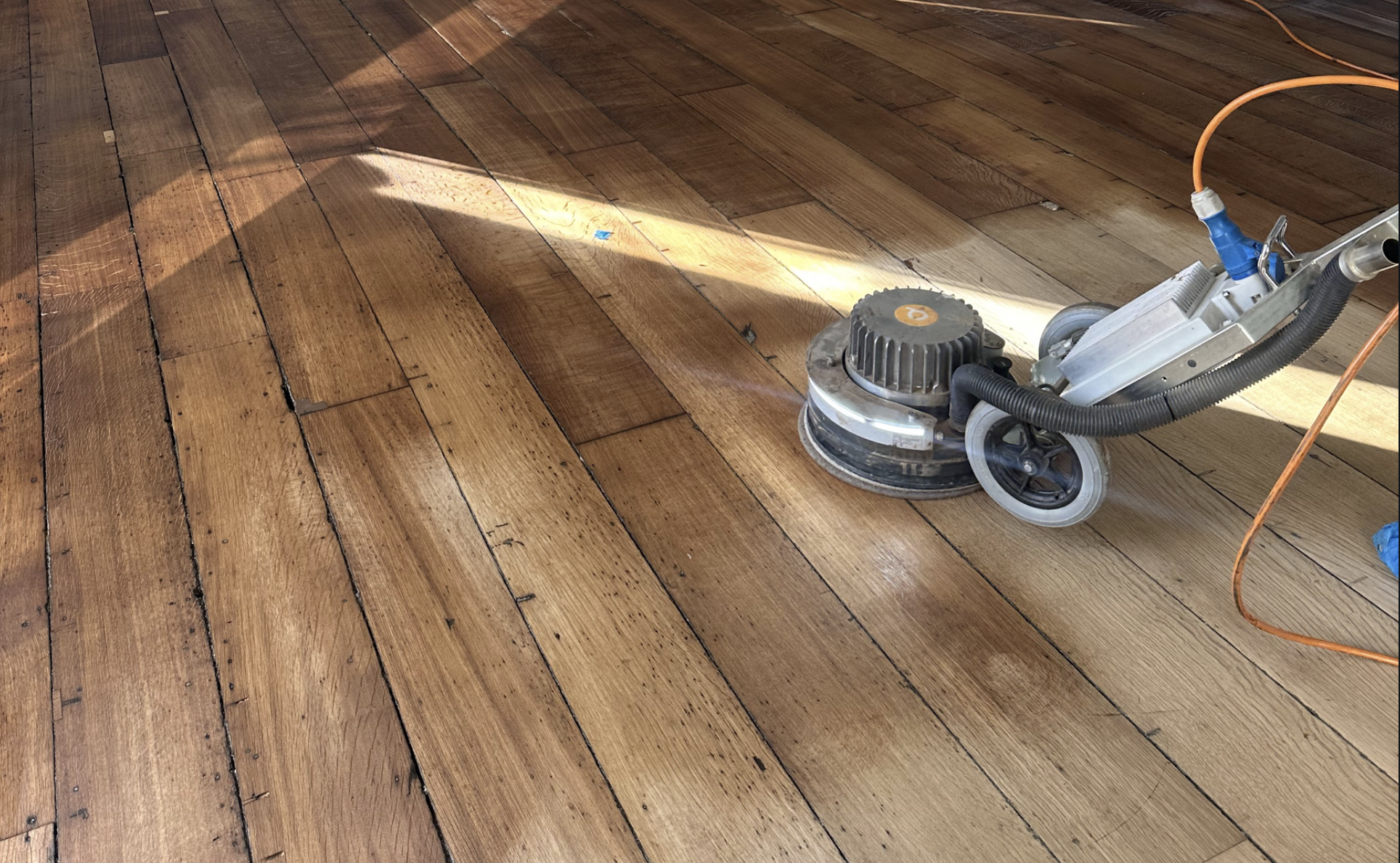 Wood Floor Scratch Repair - Sanding Wood Floors