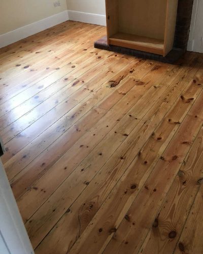 oiled floor at home